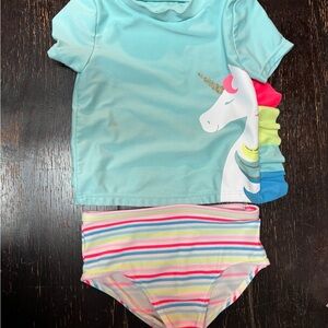 Carter Unicorn 2pc Swimsuit 12m